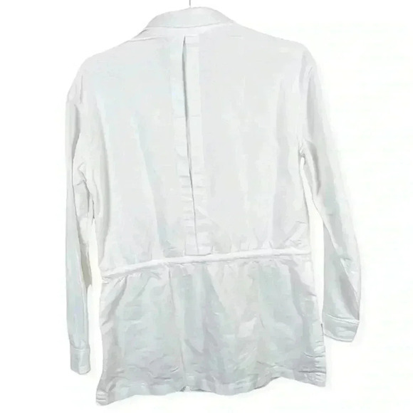 Faherty White Linen And Cotton Utility Jacket - Picture 3 of 9